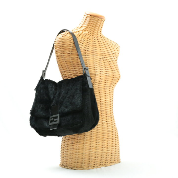 楽天市場】フェンディ FENDI マンマバケット ファー レザー ショルダー  