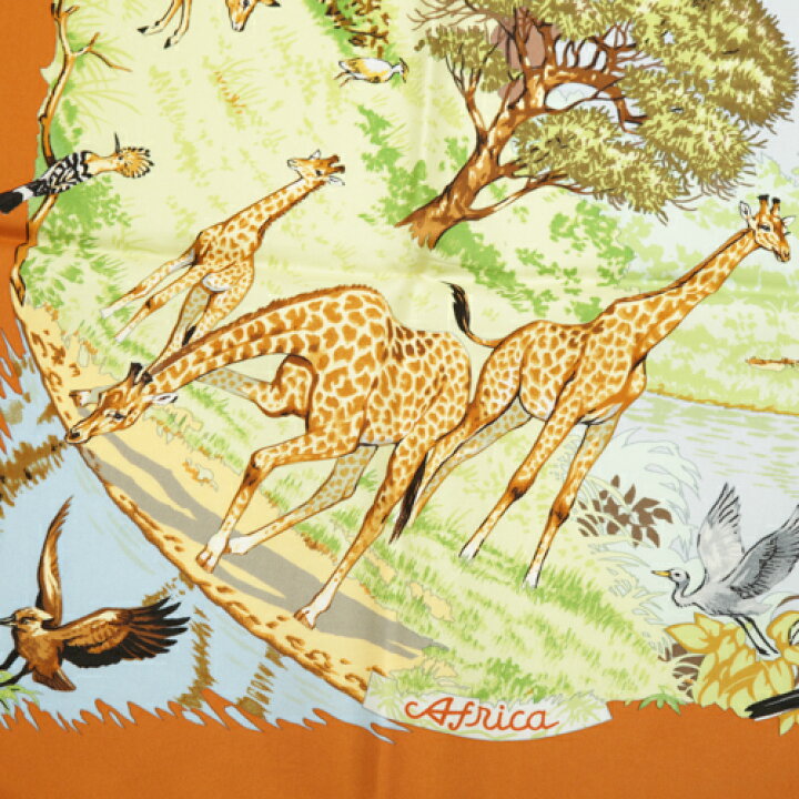 楽天市場】【新品】 エルメス HERMES スカーフ カレ 90 シルク Africa 