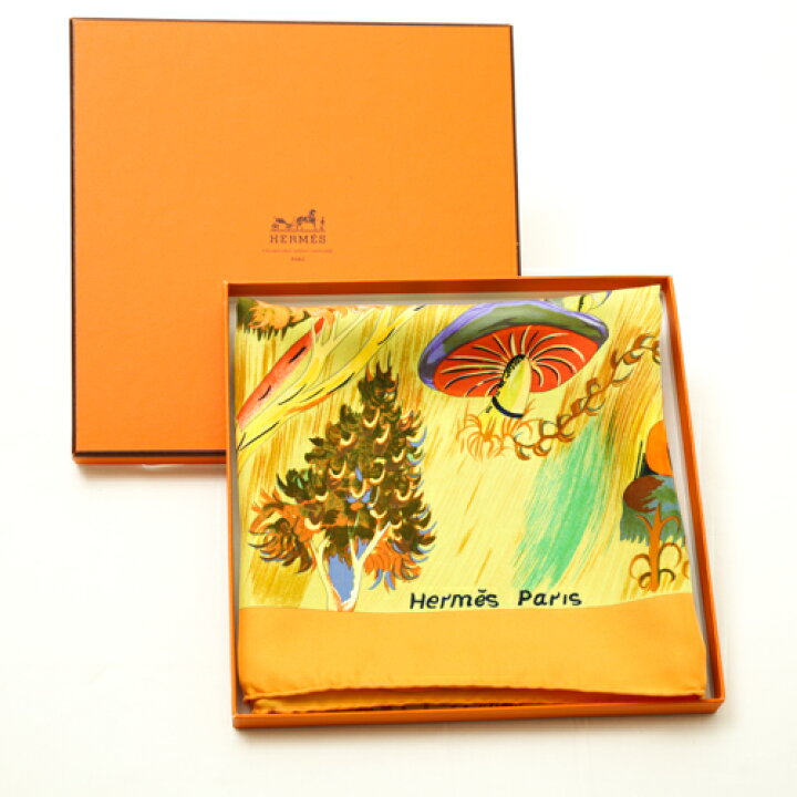 楽天市場】【極美品】 エルメス HERMES スカーフ カレ 90 シルク  