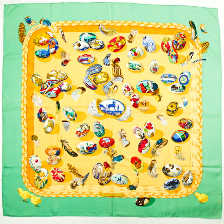 楽天市場】【美品】 エルメス HERMES スカーフ カレ90 シルク COUVEE D  