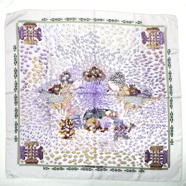 楽天市場】【美品】 エルメス HERMES スカーフ カレ 90 シルク  