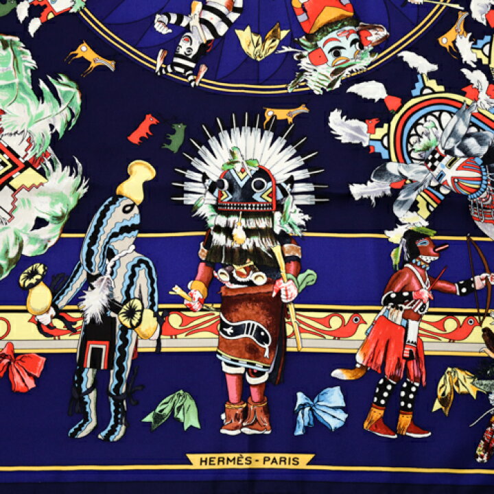 楽天市場】【極美品】 エルメス HERMES スカーフ カレ 90 シルク 