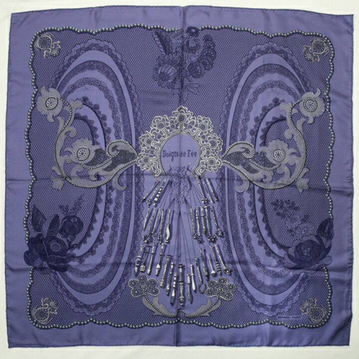 楽天市場】【極美品】 エルメス HERMES スカーフ カレ 90 シルク  