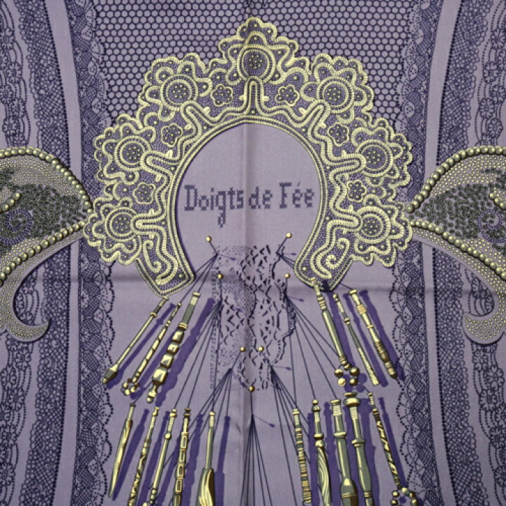 楽天市場】【極美品】 エルメス HERMES スカーフ カレ 90 シルク  