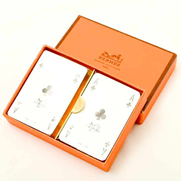 楽天市場】【未使用】 エルメス HERMES ミニトランプ 2個セット 犬柄 