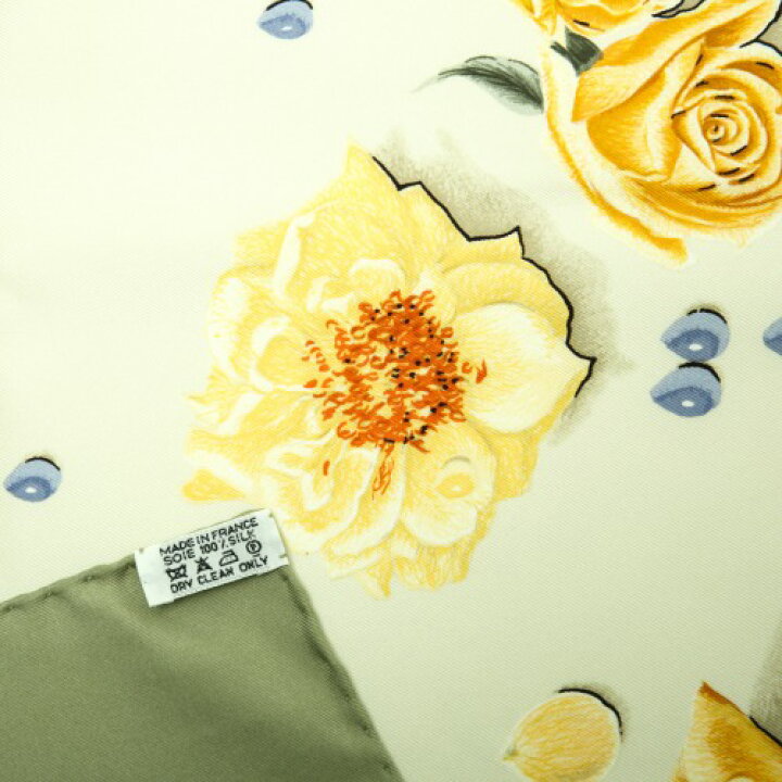 楽天市場】エルメス HERMES スカーフ カレ90 シルク 薔薇の雫 LA ROSEE 
