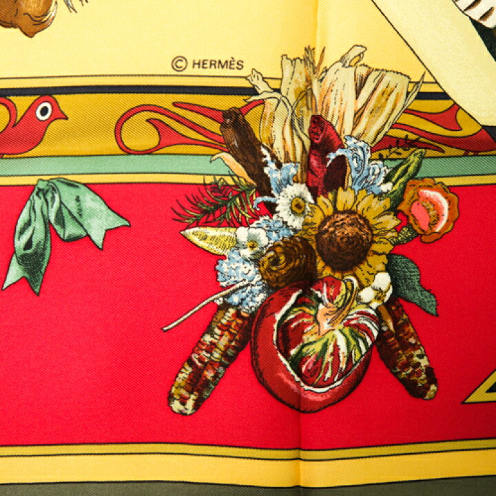 楽天市場】【未使用】 エルメス HERMES スカーフ カレ90 シルク  