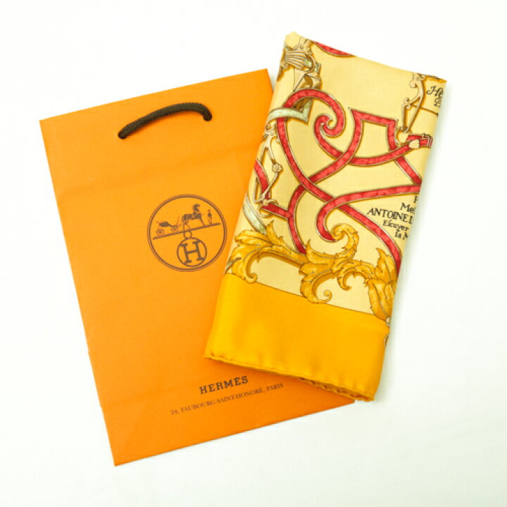 楽天市場】【未使用】 エルメス HERMES スカーフ カレ45 プチカレ 