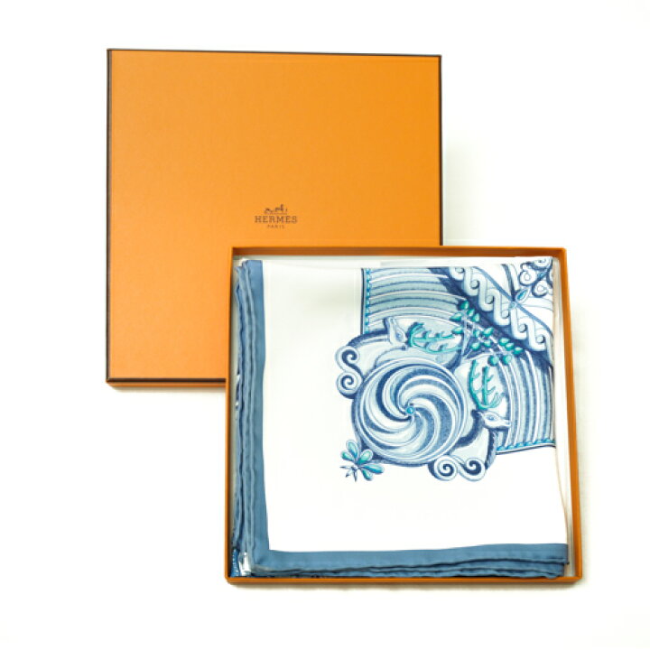 楽天市場】【未使用】 エルメス HERMES スカーフ カレ90 シルク 
