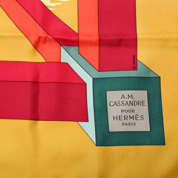 楽天市場】エルメス HERMES スカーフ カレ90 シルク A.M.CASSANDRE 