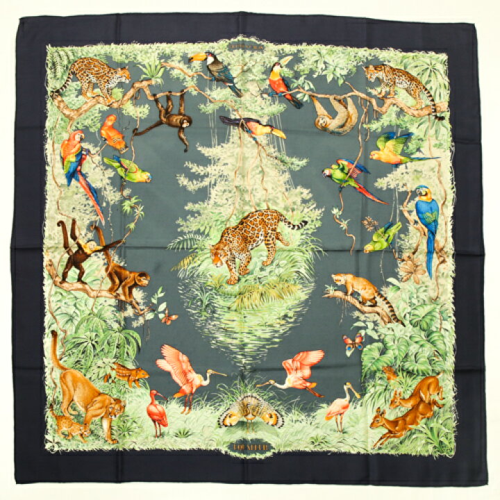 楽天市場】【極美品】エルメス HERMES スカーフ カレ90 シルク  