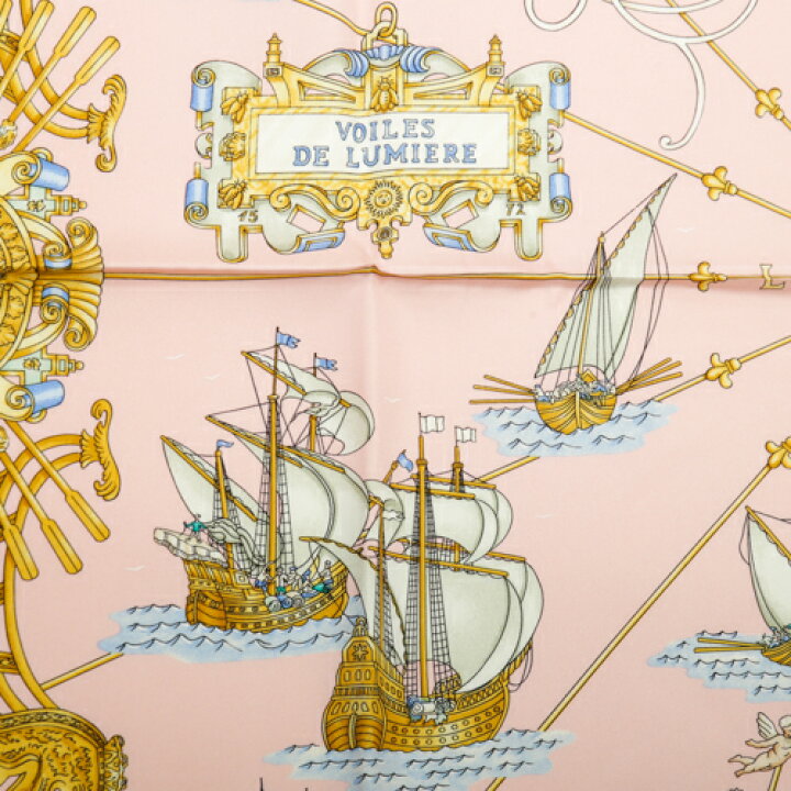 楽天市場】エルメス HERMES スカーフ カレ90 シルク VOILES DE LUMIERE 