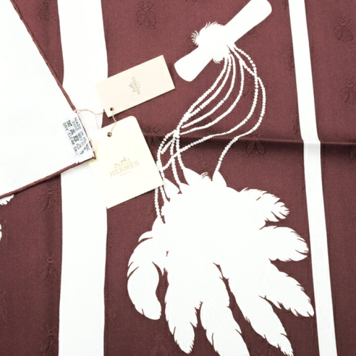 楽天市場】【未使用】 エルメス HERMES スカーフ カレ90 シルク BRAZIL  