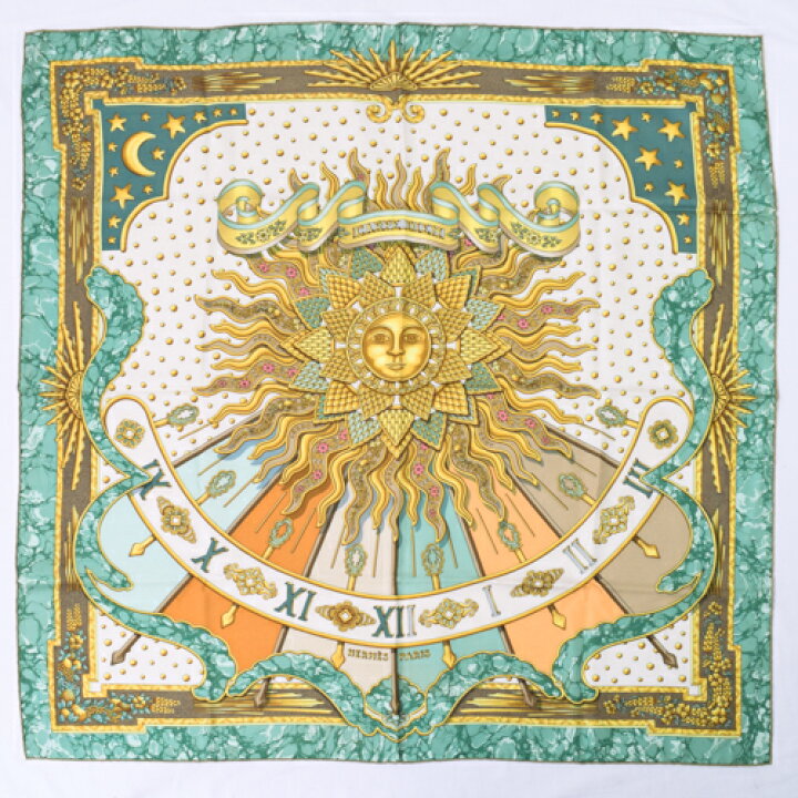 楽天市場】【極美品】 エルメス HERMES スカーフ カレ90 シルク CARPE 