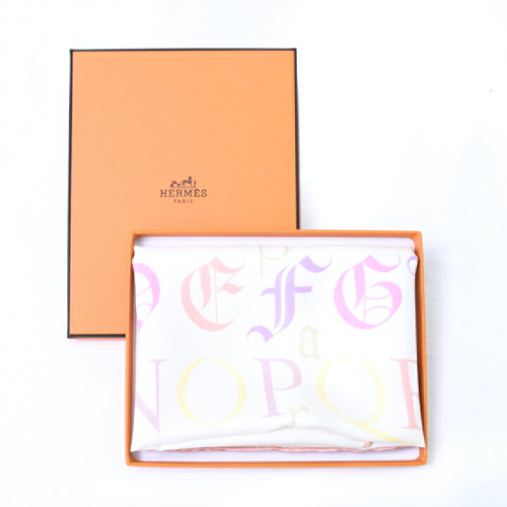 楽天市場】エルメス HERMES スカーフ カレ45 シルク プチカレ A.M. 