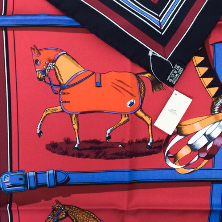 楽天市場】未使用 エルメス HERMES スカーフ カレ90 シルク 