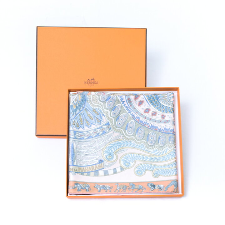 楽天市場】【未使用】 エルメス HERMES スカーフ カレ90 シルク JARDIN 