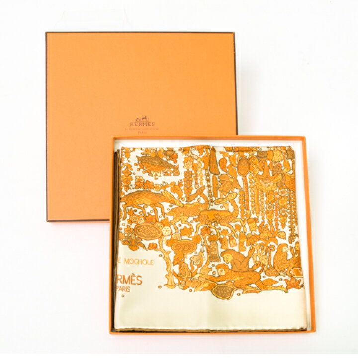 楽天市場】【未使用】 エルメス HERMES スカーフ カレ90 シルク 