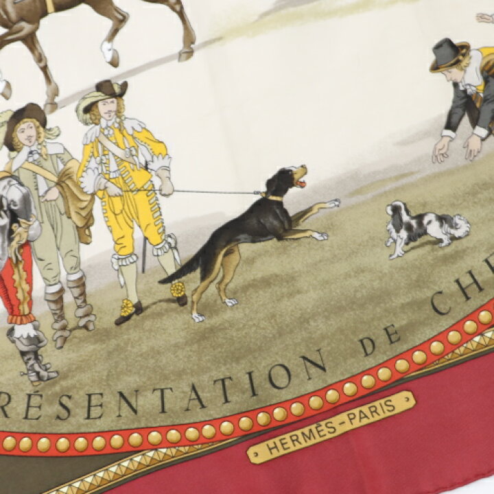 楽天市場】【美品】 エルメス HERMES スカーフ カレ90 シルク  