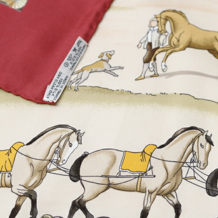 楽天市場】【美品】 エルメス HERMES スカーフ カレ90 シルク  