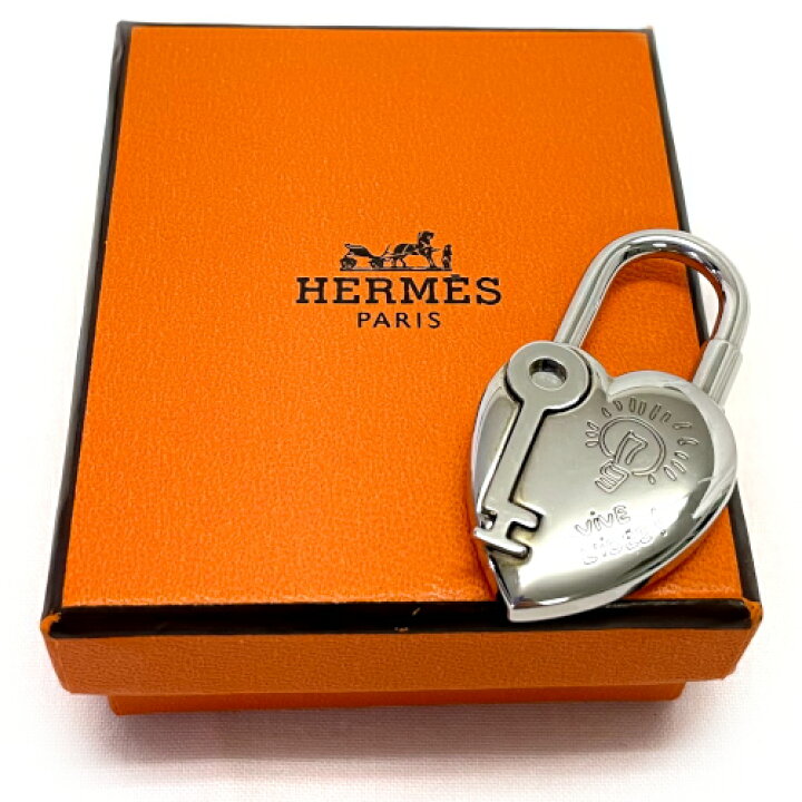 楽天市場】エルメス HERMES カデナ ハート 2004年限定 シルバー金具 