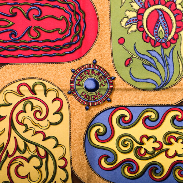 楽天市場】エルメス HERMES スカーフ カレ90 シルク Festival  