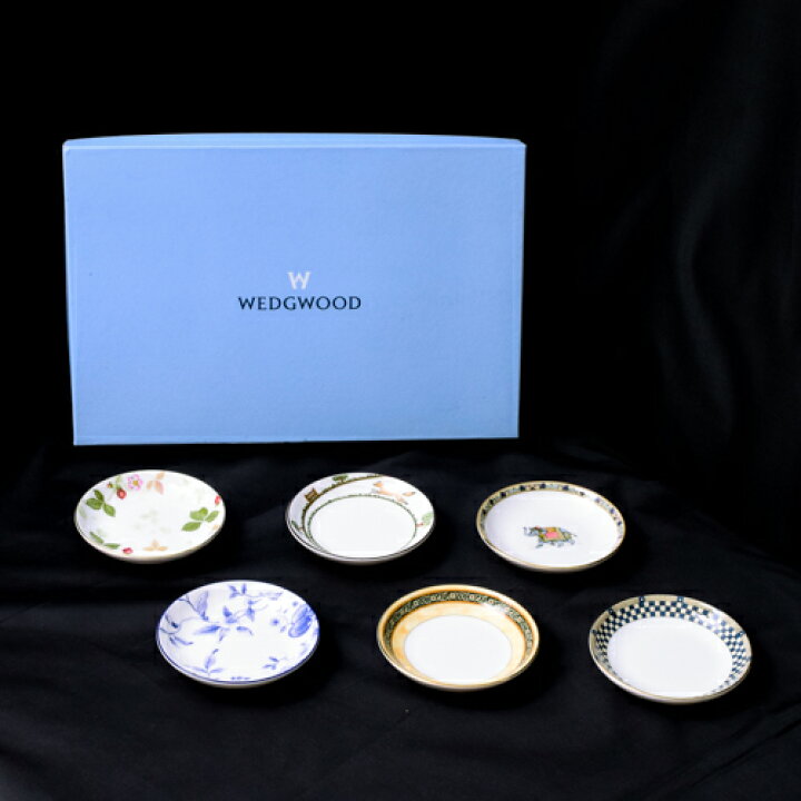 楽天市場】【未使用】 ウェッジウッド WEDGWOOD 小皿 ミニプレート 6客 
