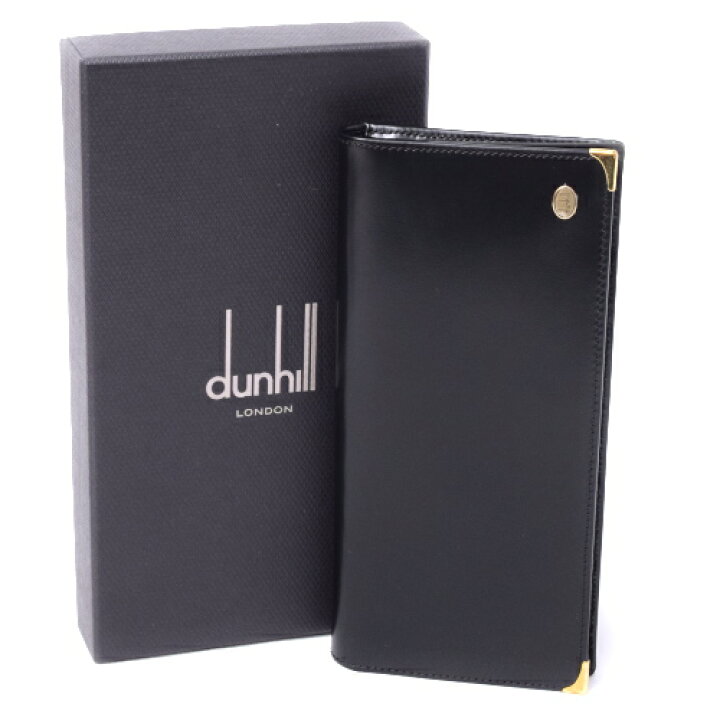 楽天市場】【未使用】 ダンヒル dunhill 二つ折り財布 レザー 長財布  