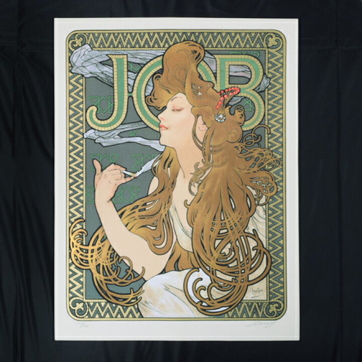 楽天市場】アルフォンス・ミュシャ JOB ジョブ シルクスクリーン 煙草 