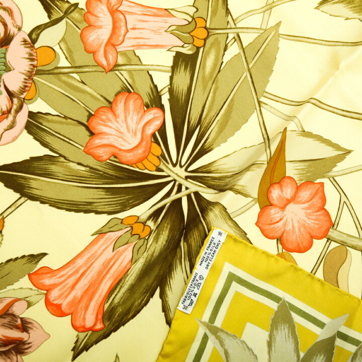 楽天市場】【美品】 エルメス HERMES スカーフ カレ90 シルク Fleurs d 