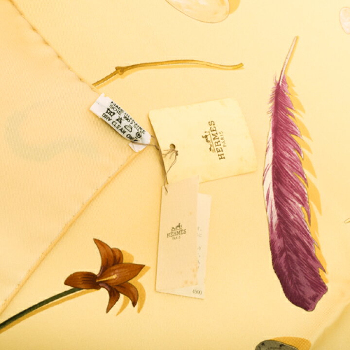 楽天市場】【未使用】 エルメス HERMES スカーフ カレ90 シルク FLEURS 