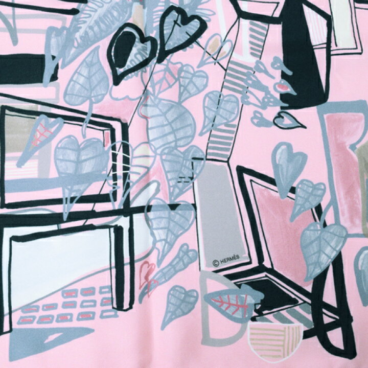 楽天市場】エルメス HERMES スカーフ カレ90 シルク MODERNISME  