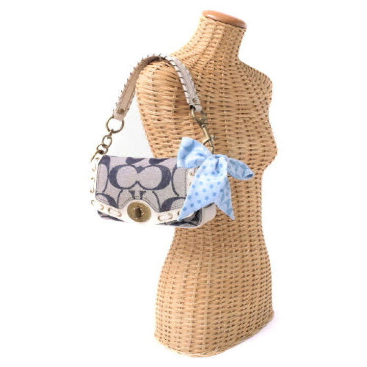 楽天市場】コーチ COACH ショルダーバッグ H0671-10487 デニム レザー  