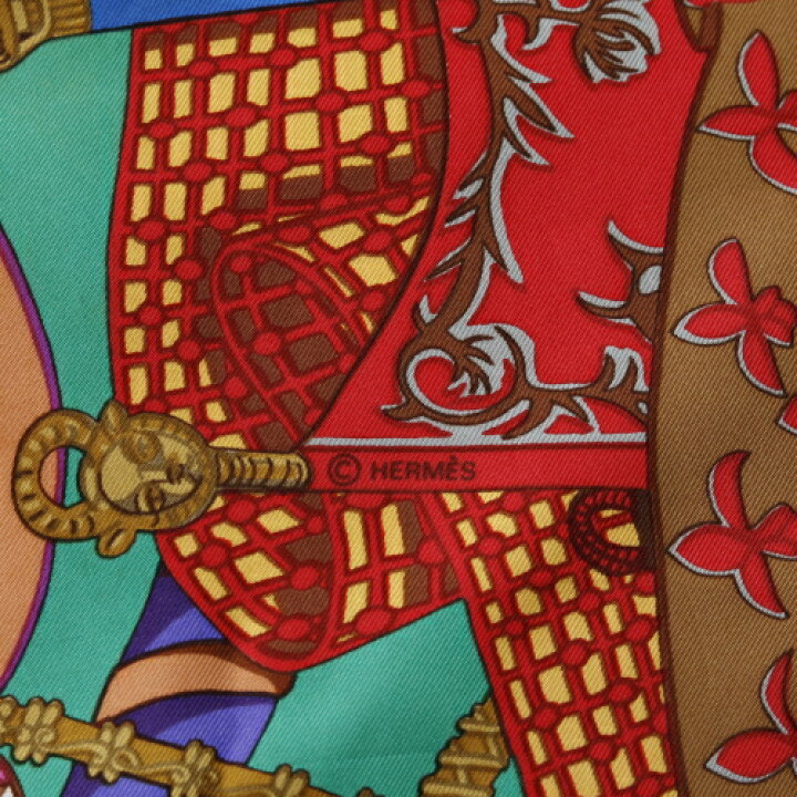 楽天市場】エルメス HERMES スカーフ カレ90 シルク Etendards et 