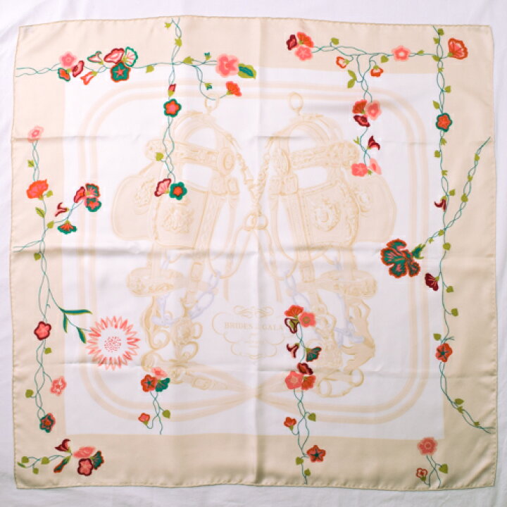 楽天市場】エルメス HERMES スカーフ カレ90 シルク BRIDES de GALA  