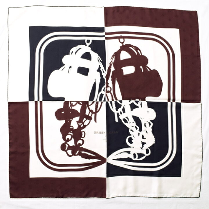 楽天市場】【美品】 エルメス HERMES スカーフ カレ90 シルク BRIDES 