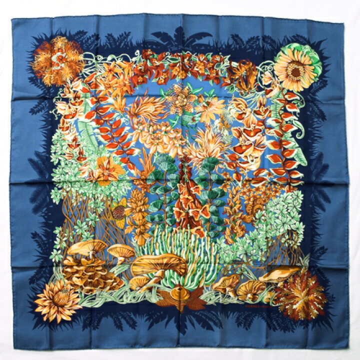 楽天市場】【未使用】 エルメス HERMES スカーフ カレ90 シルク L 