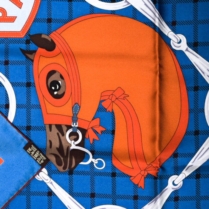 楽天市場】【未使用】 エルメス HERMES スカーフ カレ90 シルク 