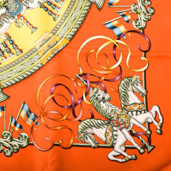 楽天市場】【未使用】 エルメス HERMES スカーフ カレ90 シルク LUNA 