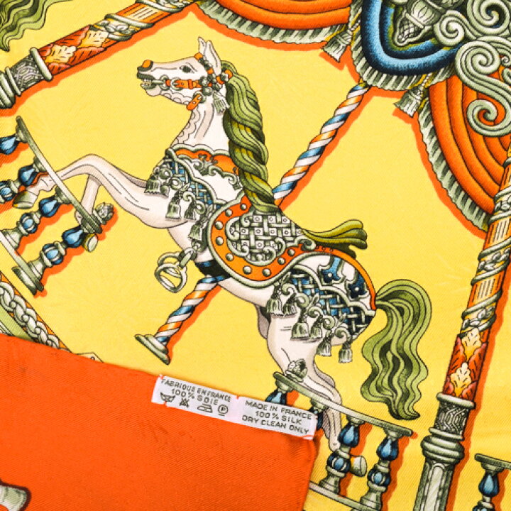 楽天市場】【未使用】 エルメス HERMES スカーフ カレ90 シルク LUNA  