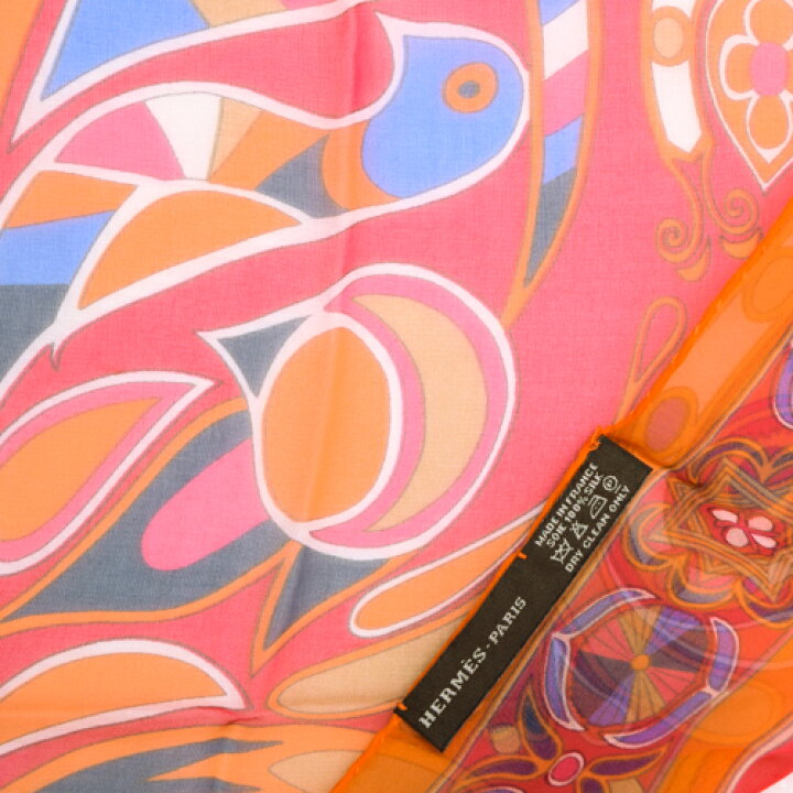 楽天市場】エルメス HERMES シフォンスカーフ ショール 大判 