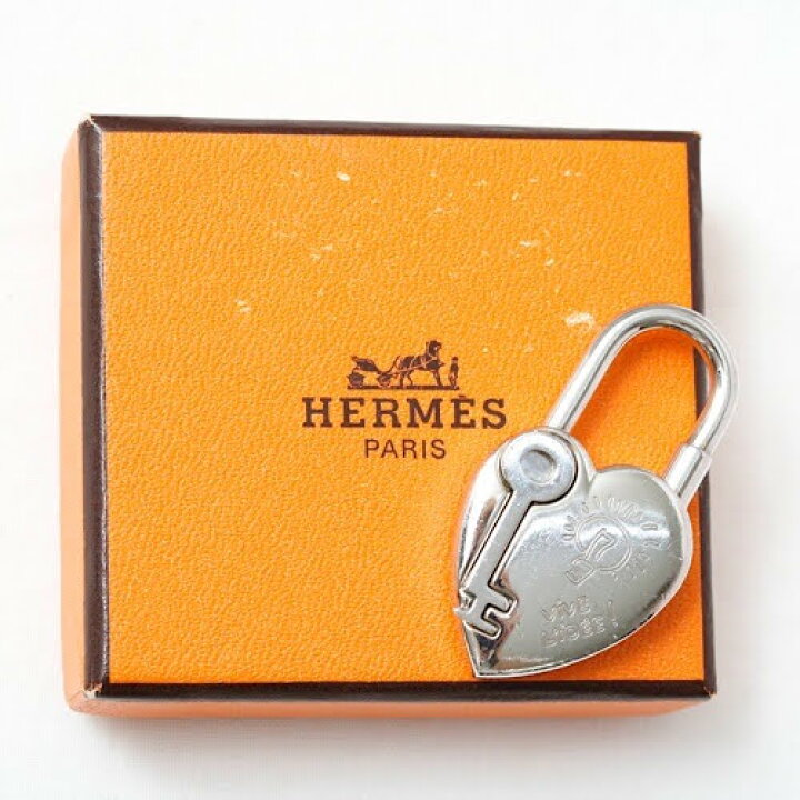 楽天市場】エルメス HERMES カデナ ハート 2004年限定 シルバー金具  