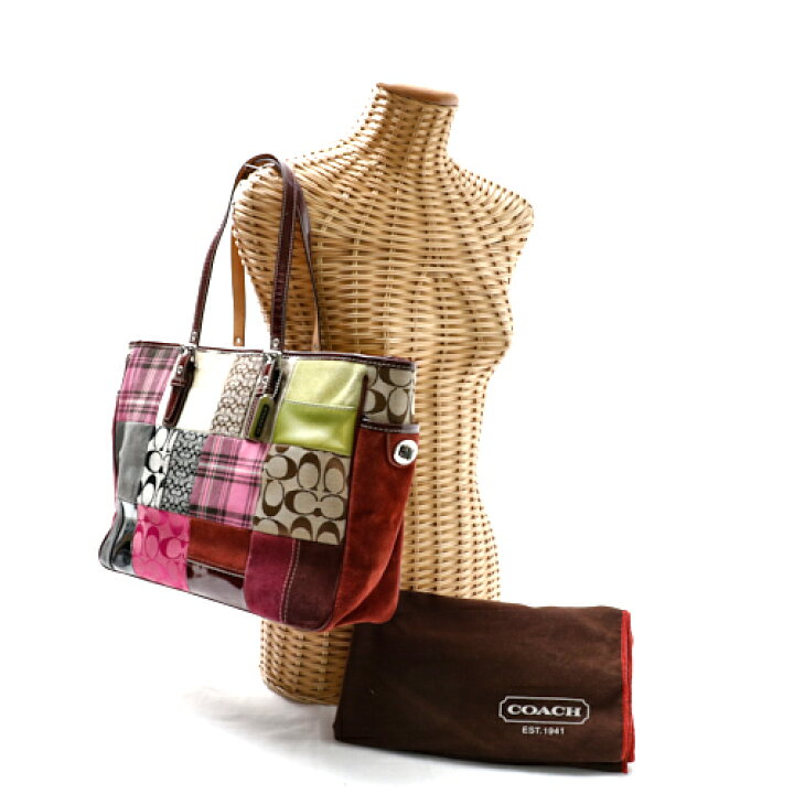 楽天市場】【美品】 コーチ COACH トートバッグ ハンドバッグ 肩掛け 