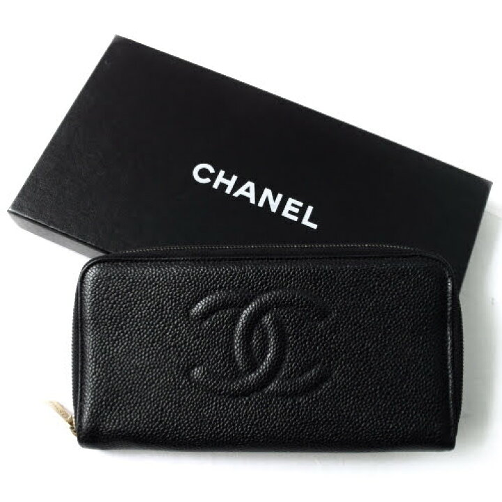 楽天市場】シャネル CHANEL 財布 長財布 ラウンドファスナー ココ 
