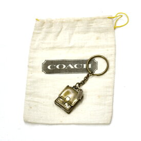 コーチ COACH キーホルダー キーチャーム 鞄型 かばん バッグ ヴィンテージ メンズ レディース ゴールド / ブロンズ rch305
