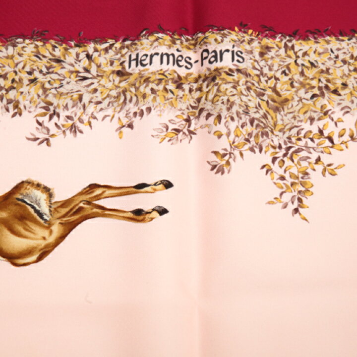 楽天市場】【美品】 エルメス HERMES スカーフ カレ90 シルク KENYA 
