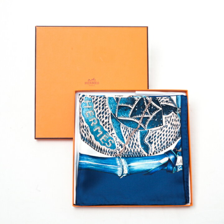楽天市場】【新品同様】 エルメス HERMES スカーフ カレ90 シルク  