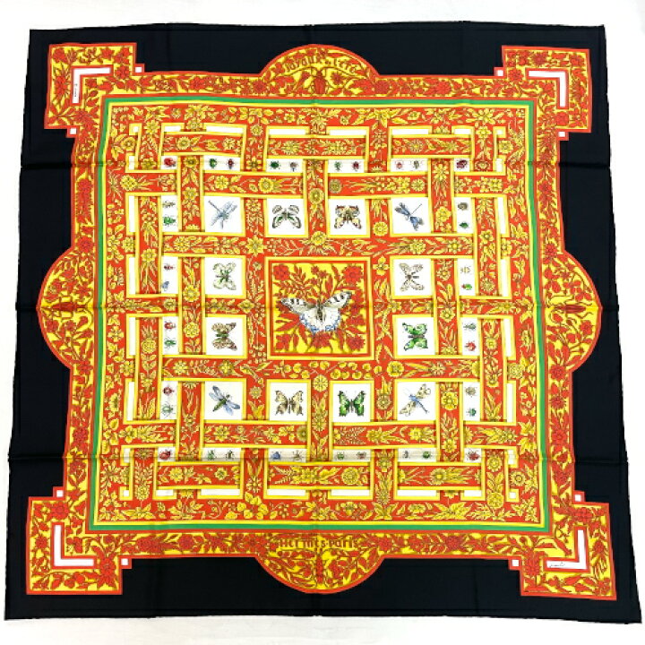 楽天市場】エルメス HERMES スカーフ カレ90 シルク joyaux de lete 夏  