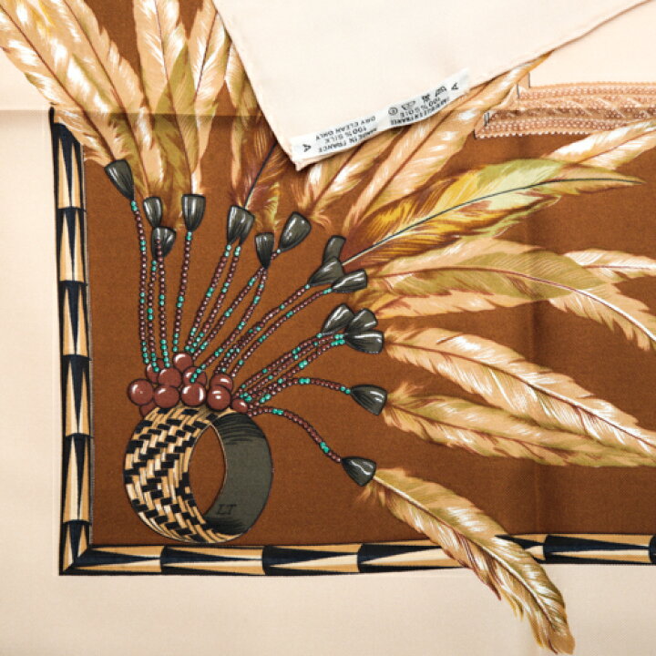 楽天市場】エルメス HERMES カレ90 スカーフ シルク BRAZIL ブラジル 