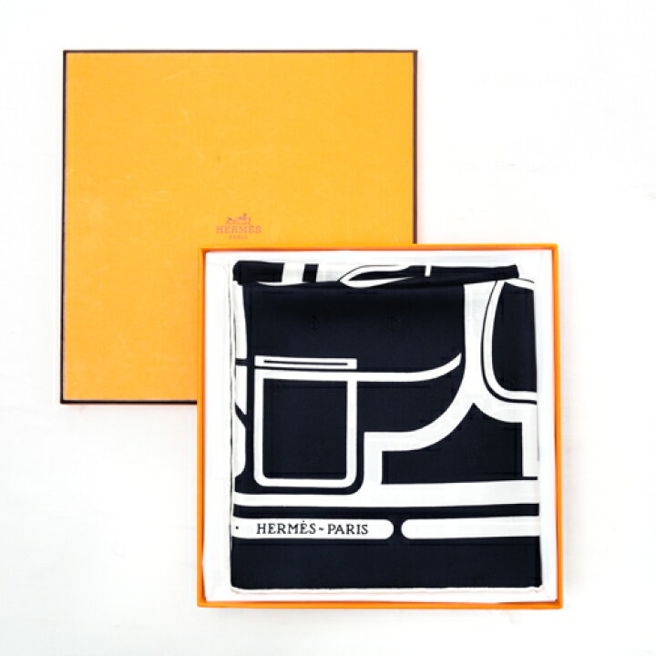 楽天市場】【未使用】 エルメス HERMES カレ70 スカーフ シルク Les 